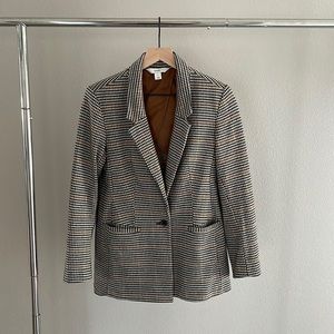 Houndstooth Stretch Blazer